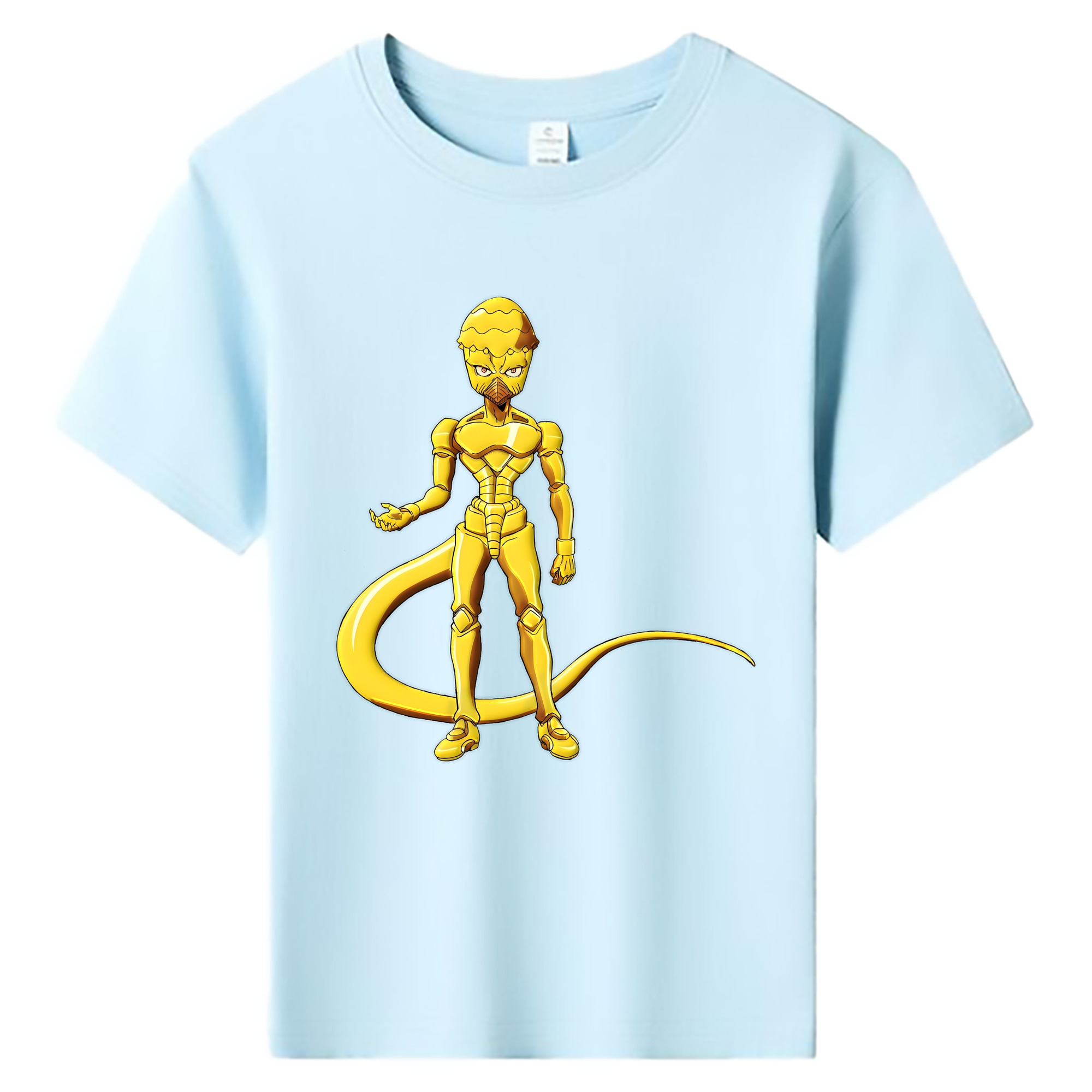 （画像用） ジョジョの奇妙な冒険 おといし あきら JoJo's Bizarre Adventure Akira Otoishi 綿100％キッズTシャツ（フロントプリント）